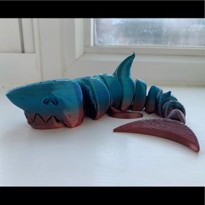 3D printed shark